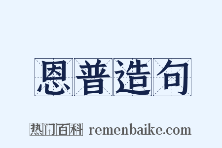 恩普造句是什么意思的图片